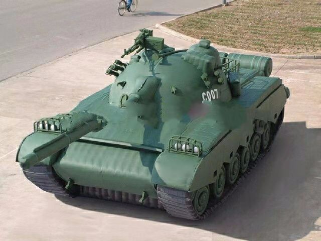 象山军用充气坦克车