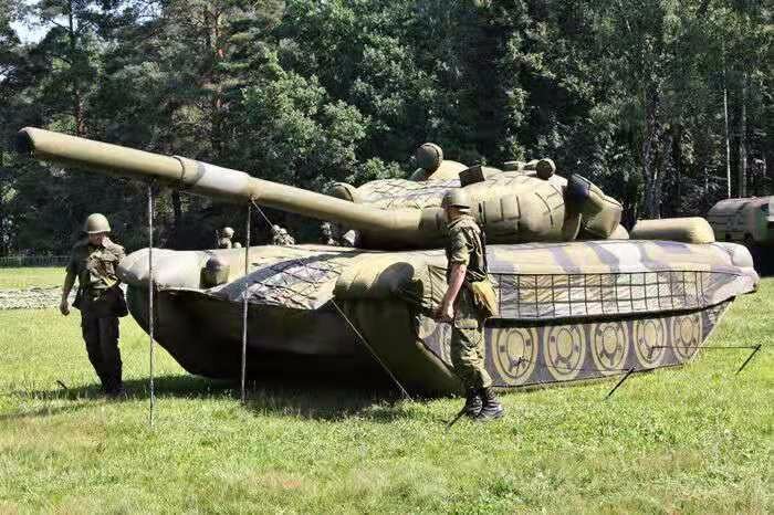 象山部队充气坦克